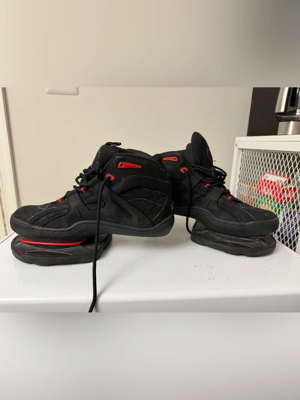 Strength Systems Plyometric Vertical Jump Training Shoes Black Red Men's Size 11